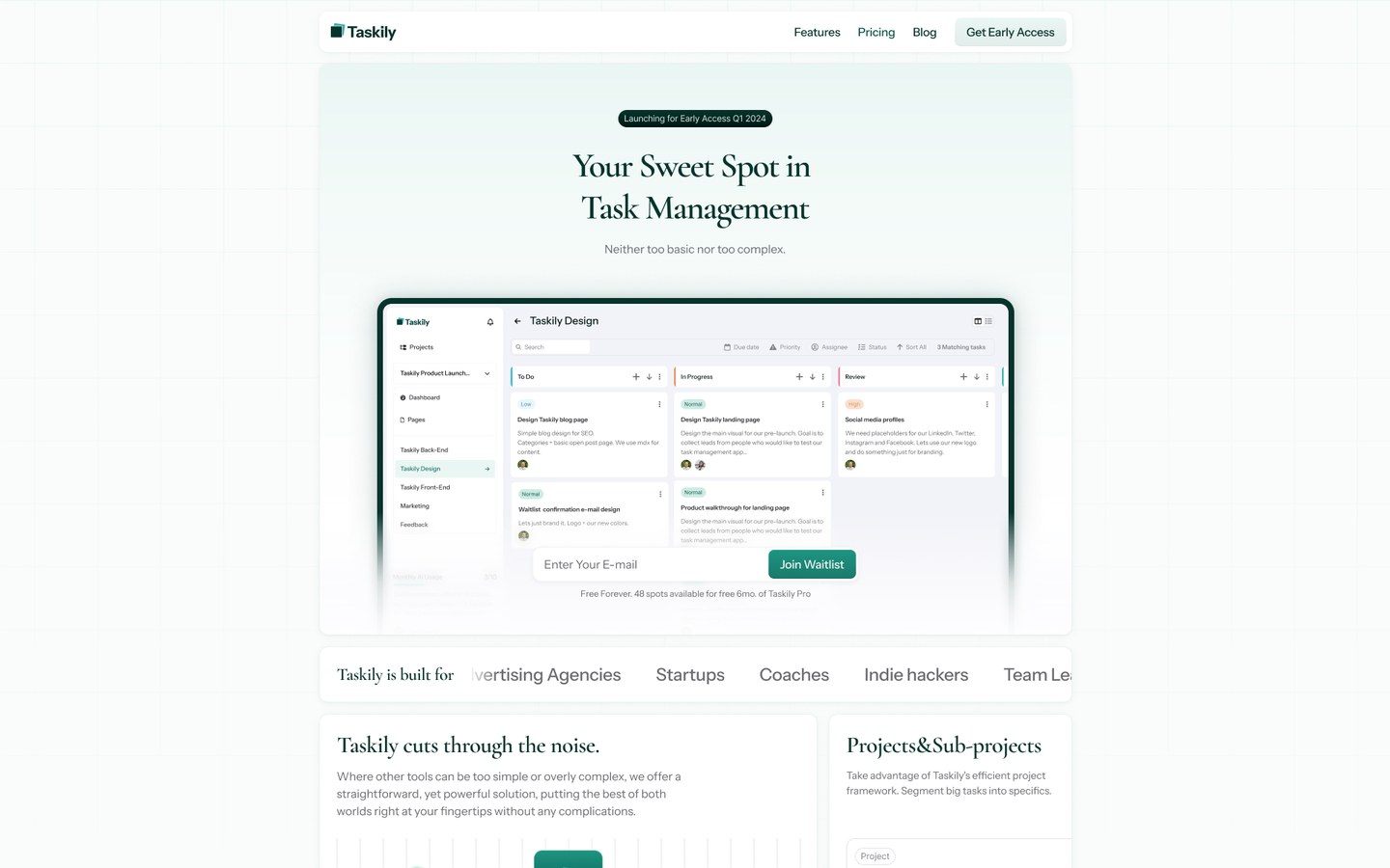 Kodulehe UI/UX disain