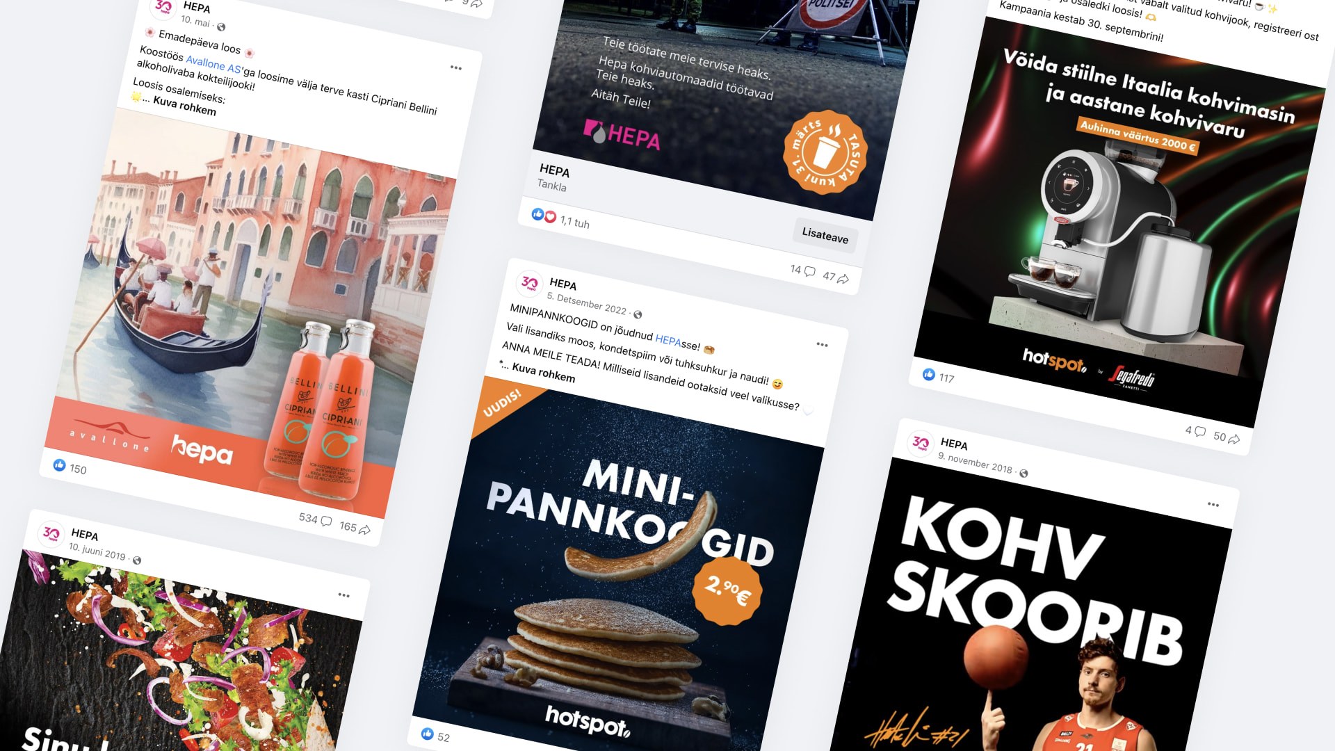 sotsiaalmeedia bänner Facebook bännerreklaamid