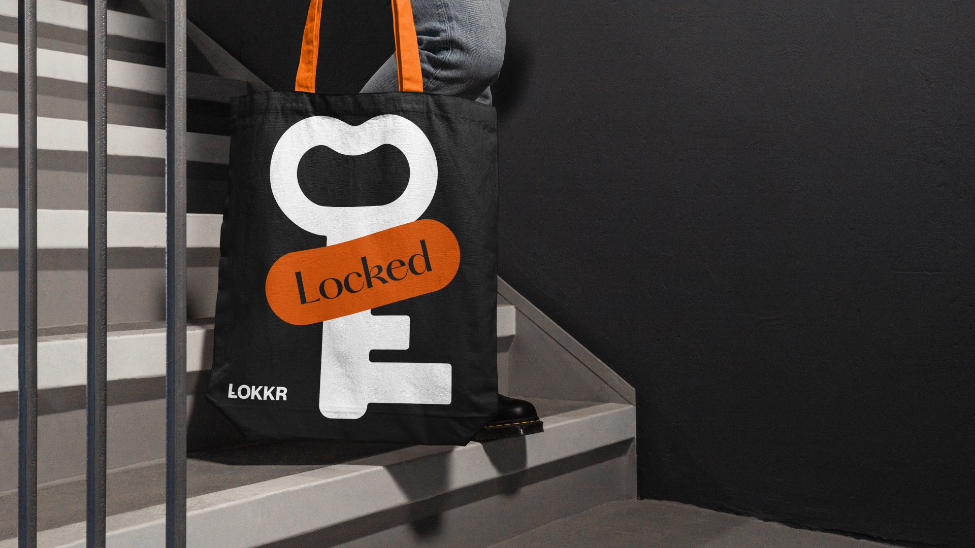 Graafiline disain ja logo kandekotil