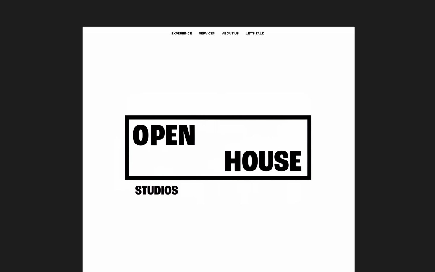 Minimalistlik kodulehe kujundus