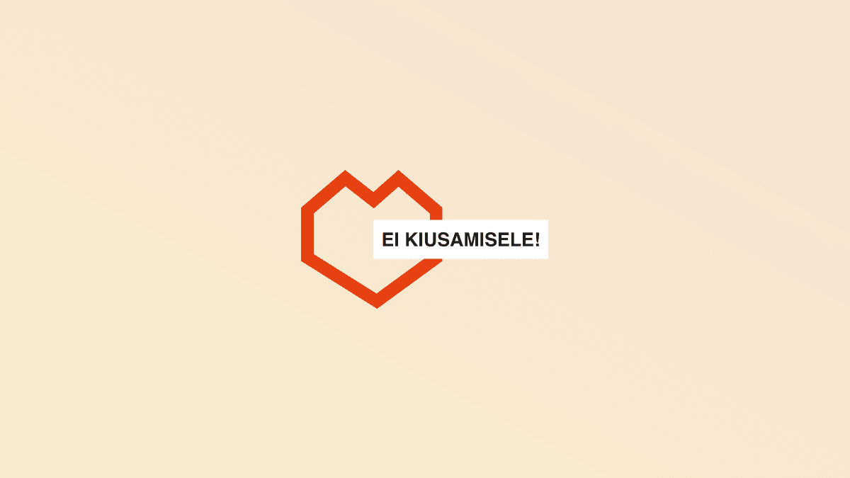 Ei kiusamisele logo kujundus