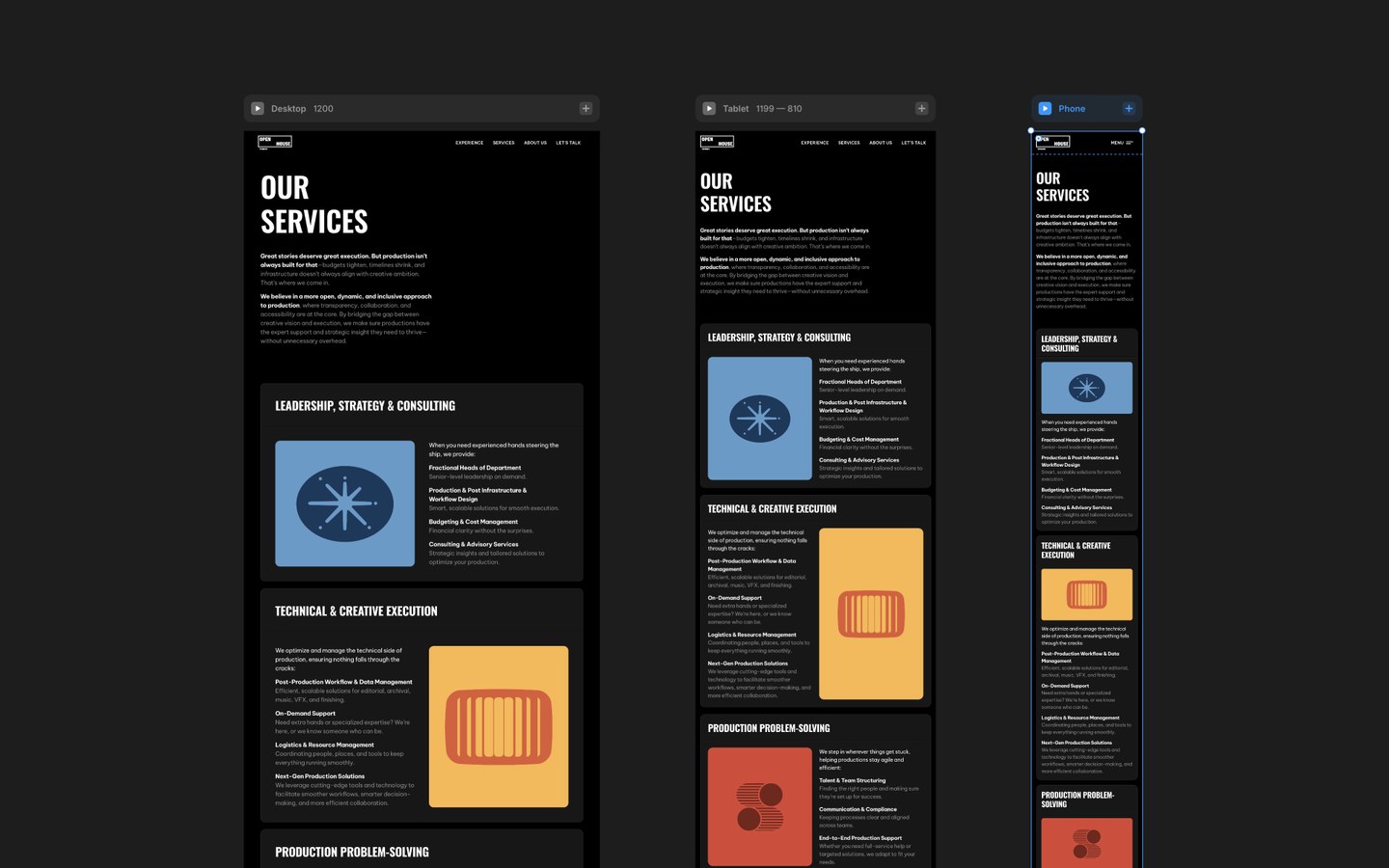 Responsive kodulehe kujundus