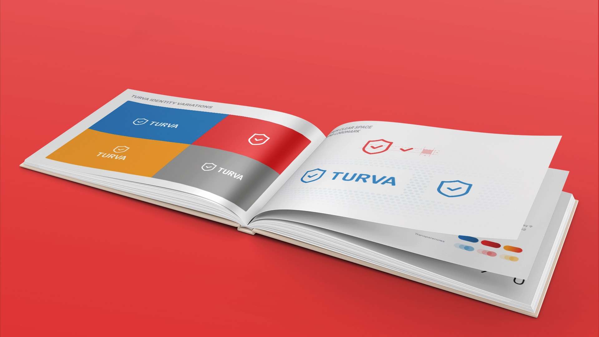 Turva logo kujundus ja brändiraamat