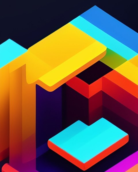 Lexica AI genereeritud pilt geomeetria