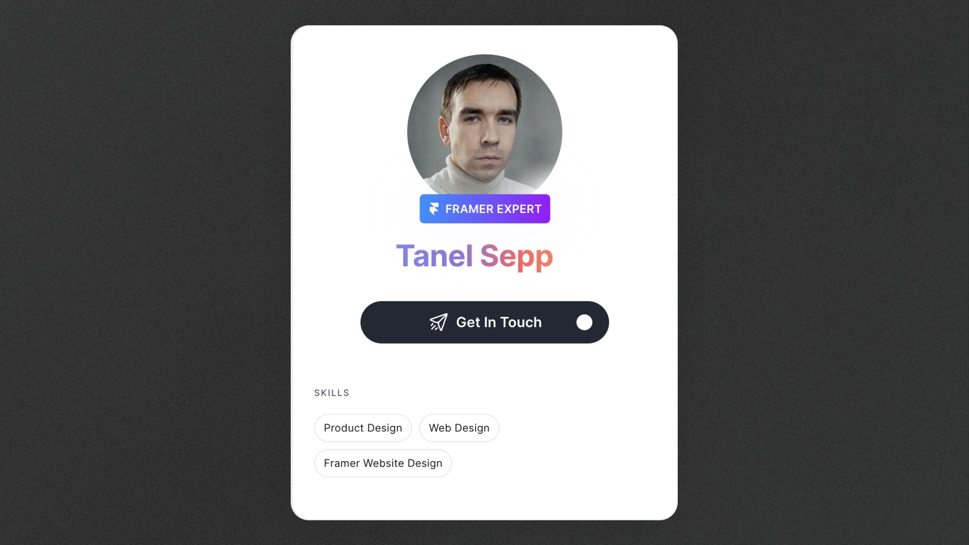 Esimene Framer ekspert Eestis