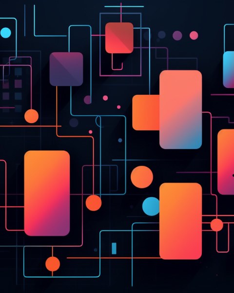 Veebilehe informatsiooni arhitektuuri illustratsioon