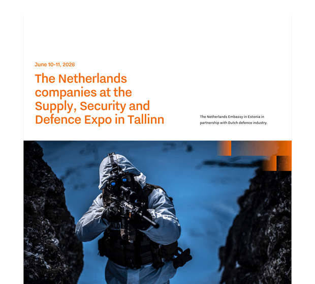 Hollandi saatkonna digitaalne messibrošüür Frameris – SSD Expo 2026 Hollandi saatkonnale Frameris loodud digitaalne messibrošüür SSD Expo 2026 jaoks