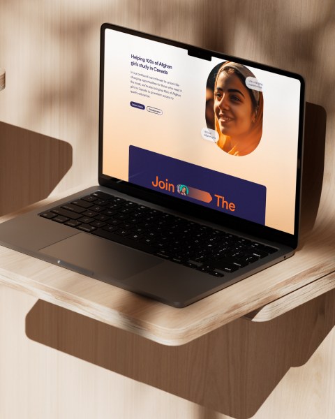 Startupi veebilehe disain